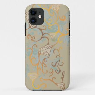 Supergirl Gold and Brown iPhone 11 Case