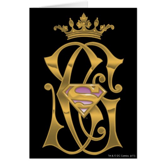 Supergirl Gold Crown Cards (Front)