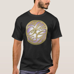 Supergirl Gold & Purple Circle Logo T-Shirt