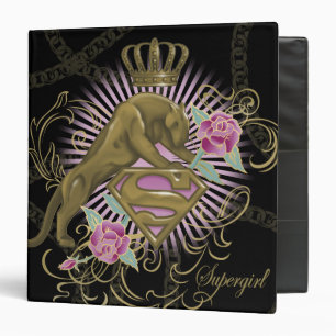 Supergirl Golden Cat 4 3 Ring Binder