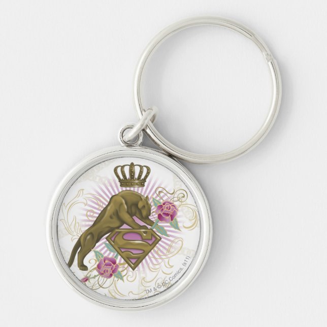 Supergirl Golden Cat 4 Keychain (Front)