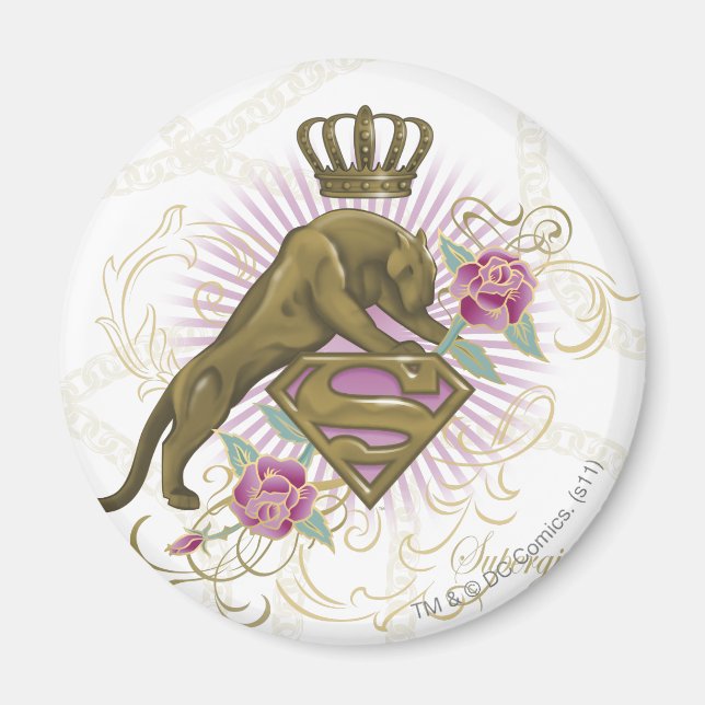 Supergirl Golden Cat 4 Magnet (Front)