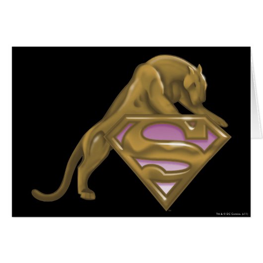 Supergirl Golden Cat Cards (Front Horizontal)