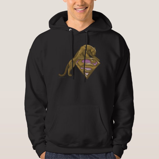 Supergirl Golden Cat Hoodie (Front)