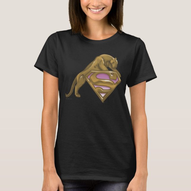 Supergirl Golden Cat T-Shirt (Front)