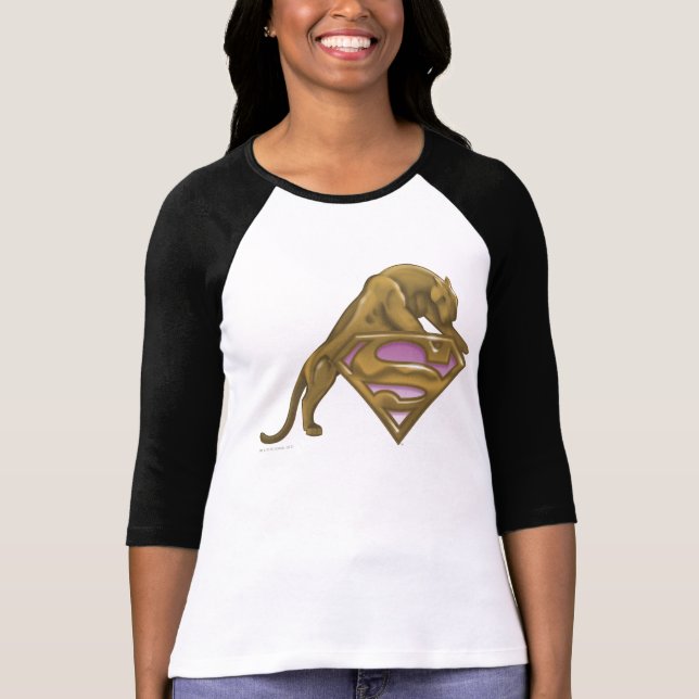 Supergirl Golden Cat T-Shirt (Front)
