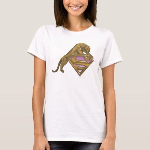 Supergirl Golden Cat T_Shirt