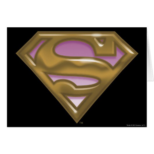 Supergirl Golden Logo Cards (Front Horizontal)