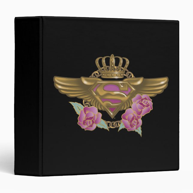 Supergirl Golden Wings Binder (Front/Spine)