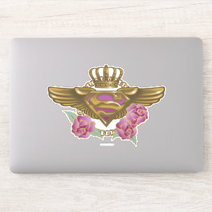 Supergirl Golden Wings Sticker