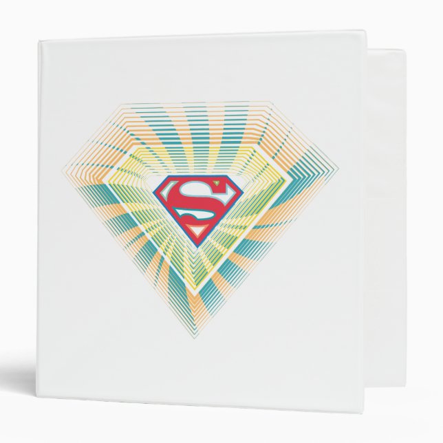 Supergirl Groovy Logo 3 Ring Binder (Front/Inside)
