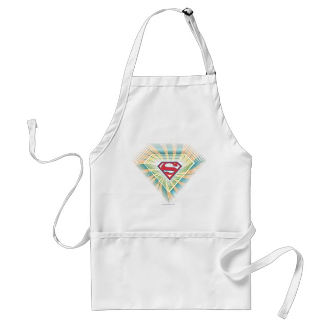 Supergirl Groovy Logo Adult Apron (Front)