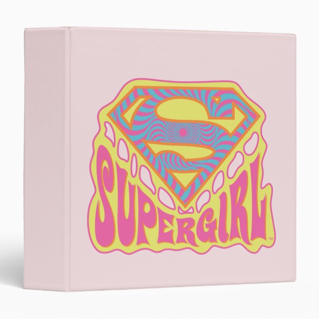 Supergirl Groovy Logo Binder (Front/Spine)
