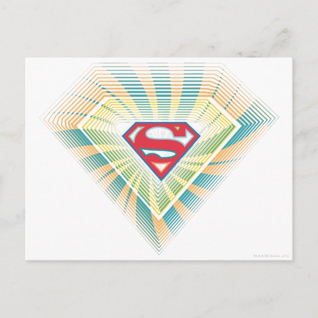 Supergirl Groovy Logo Postcard (Front)