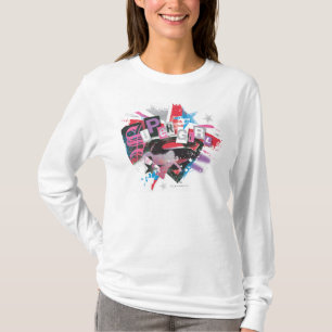 Supergirl Grunge Design T-Shirt