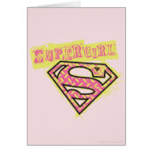 Supergirl Grunge Logo Pink (Front)