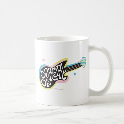 Supergirl Guitar Coffee Mug