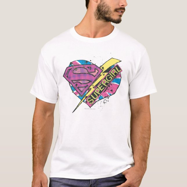 Supergirl Heart and Bolt T-Shirt (Front)