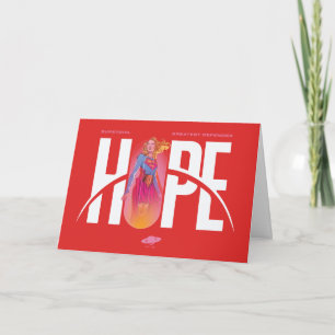 Supergirl Hope Card