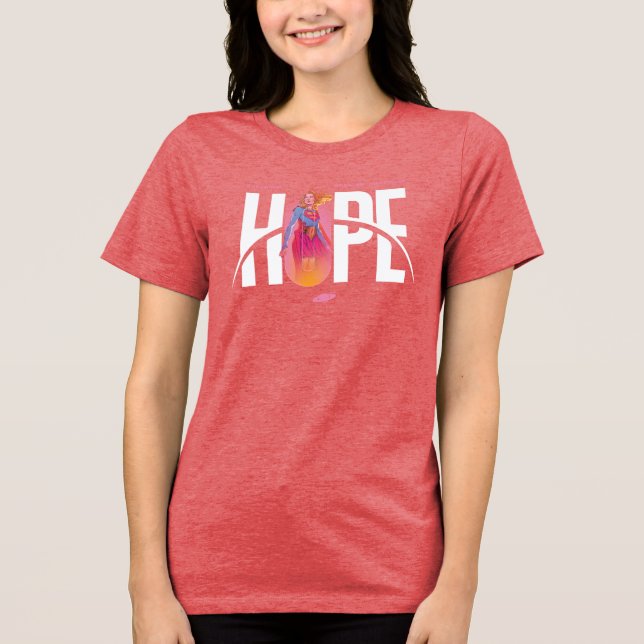 Supergirl Hope Tri-Blend Shirt (Front)