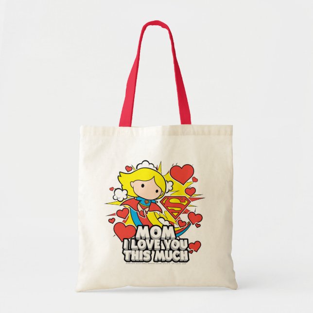 Supergirl | I Love You This Much Tote Bag (Front)