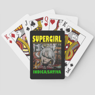 SUPERGIRL INDICA SATIVA POKER CARDS