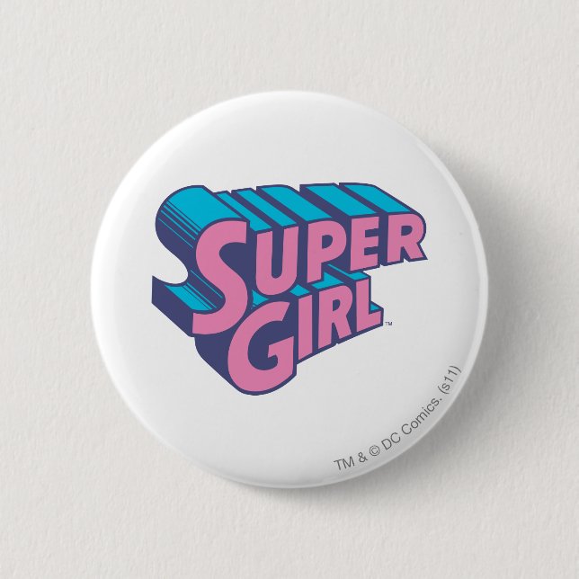 Supergirl J-Pop 10 Button (Front)