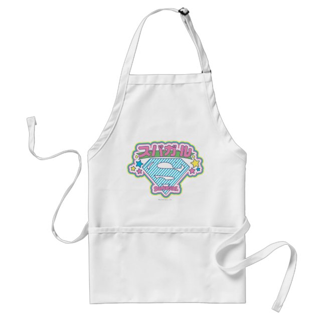 Supergirl J-Pop 12 Adult Apron (Front)