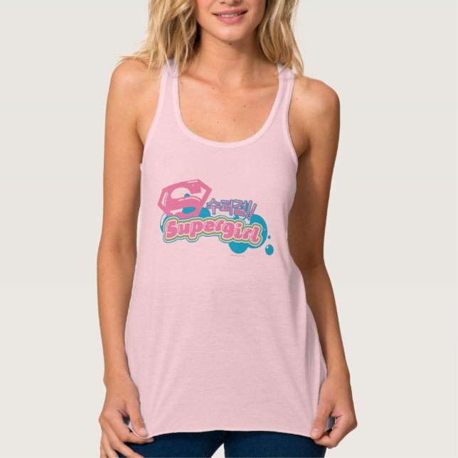 Supergirl J-Pop 3 Tank Top (Front)