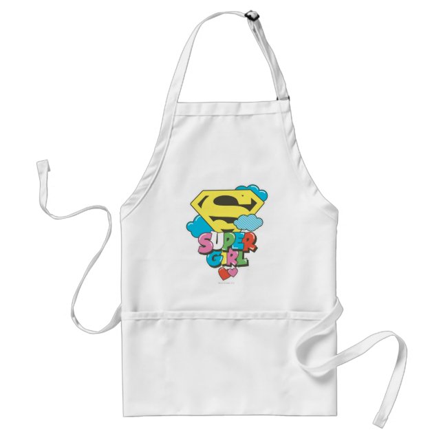 Supergirl J-Pop 5 Adult Apron (Front)