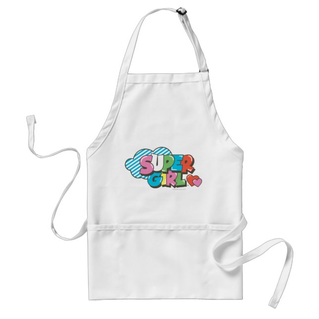 Supergirl J-Pop 9 Adult Apron (Front)