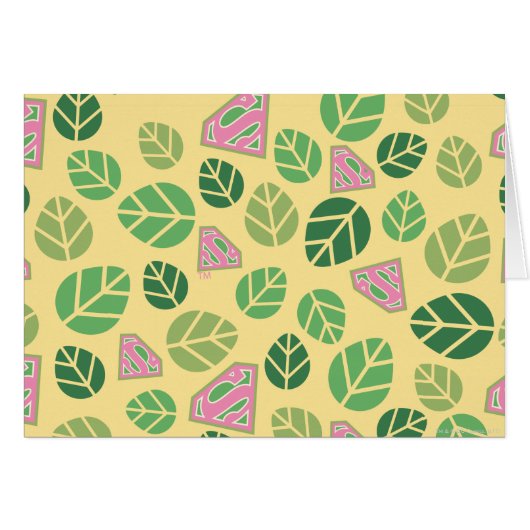 Supergirl Leaf Pattern Cards (Front Horizontal)