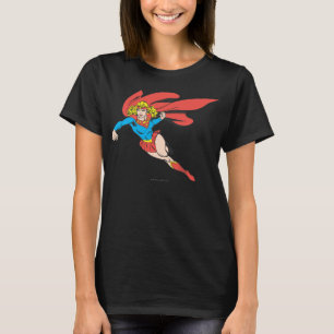 Supergirl Leaps and Punches T-Shirt