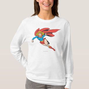 Supergirl Leaps and Punches T-Shirt