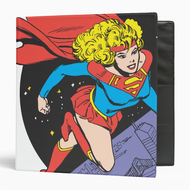 Supergirl Leaps in Space Binder (Front/Inside)