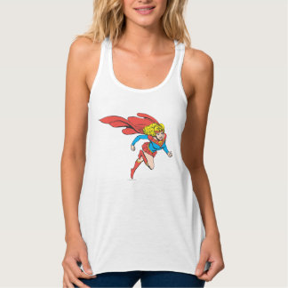 Supergirl Leaps Right Tank Top