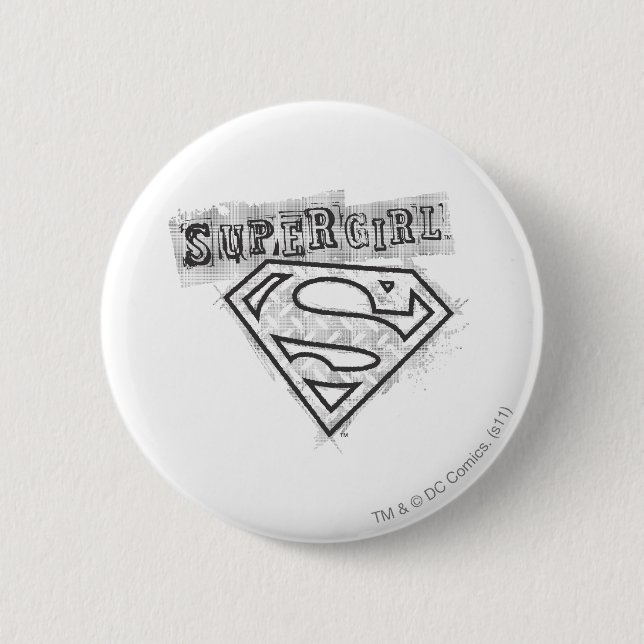 Supergirl Logo 1 Button (Front)