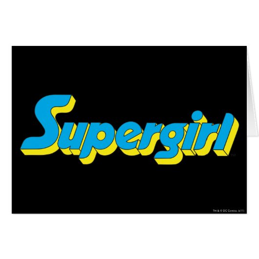 Supergirl Logo Cards (Front Horizontal)