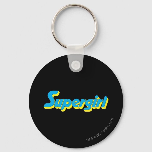 Supergirl Logo Keychain (Front)