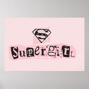 Supergirl Logo Ransom Note Poster