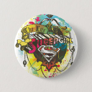 Supergirl Logo The Lux Pinback Button