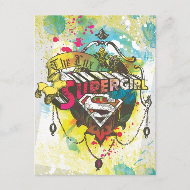 Supergirl Logo The Lux Postcard (Front)