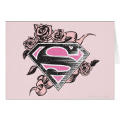 Supergirl Logo with Roses (Front Horizontal)