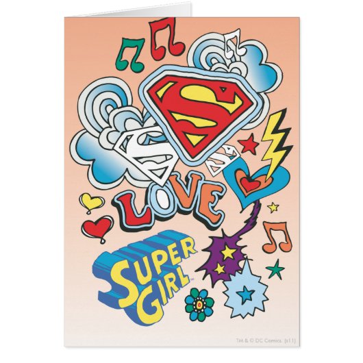 Supergirl Love Cards (Front)