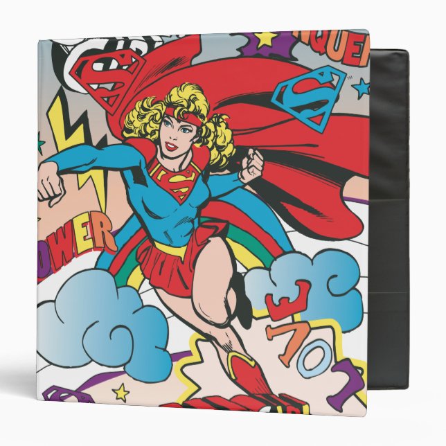 Supergirl Love Conquers Binder (Front/Inside)