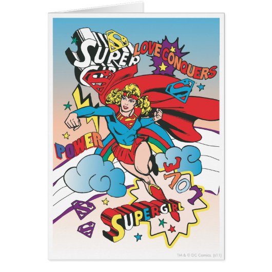 Supergirl Love Conquers Cards (Front)