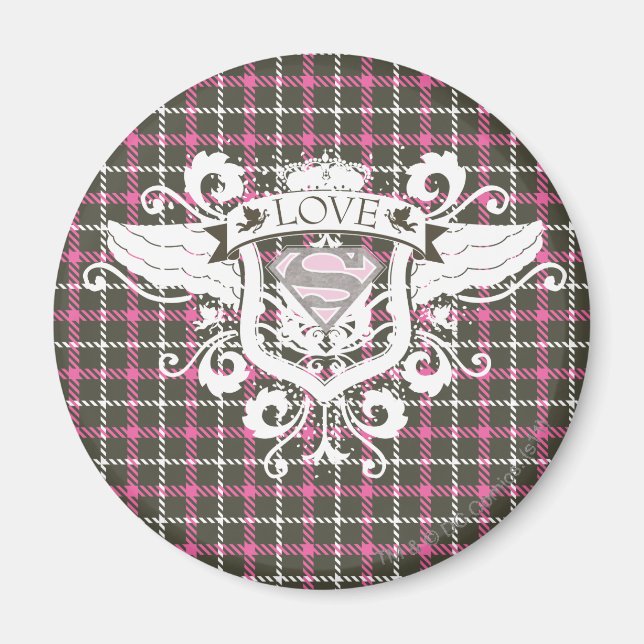 Supergirl Love Crest Magnet (Front)