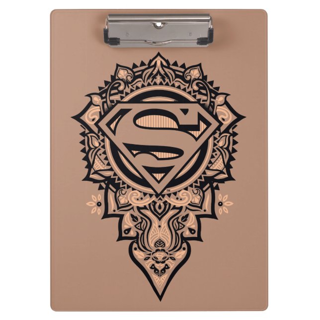 Supergirl Mandala Graphic Clipboard (Front)