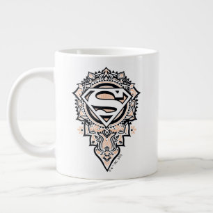 Supergirl Mandala Graphic Giant Coffee Mug
