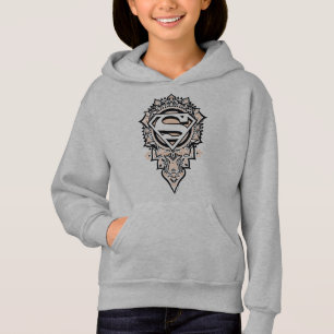 Supergirl Mandala Graphic Hoodie